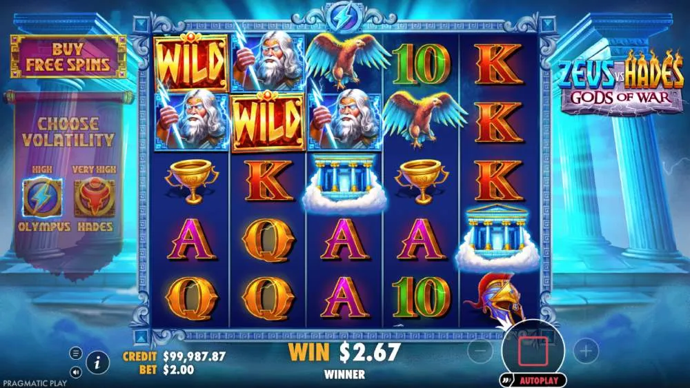 Repertuar mechanizmów bonusowych w slocie Zeus vs Hades Repertuar mechanizmów bonusowych w slocie Zeus vs Hades
